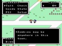 une photo d'Ã©cran de Mother sur Nintendo Nes